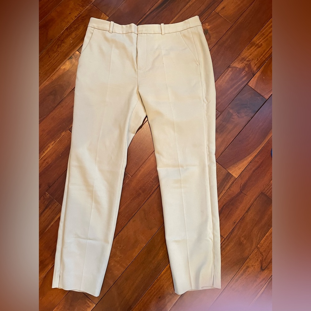 Zara Basic Women’s Beige Formal Pants - image 1